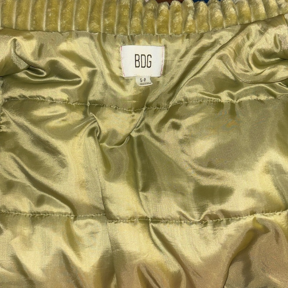 Green puffer Jacket